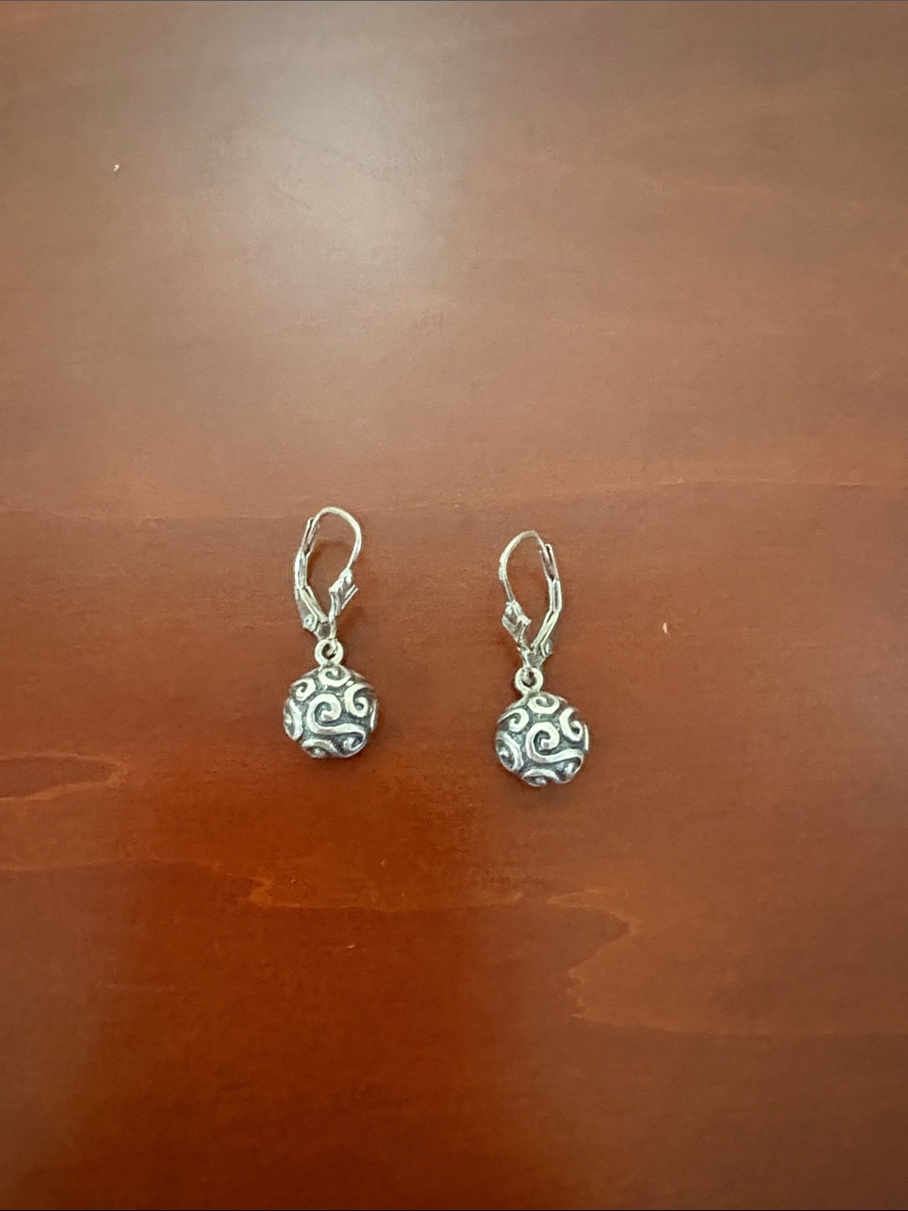 Sterling Silver Leverback Earrings